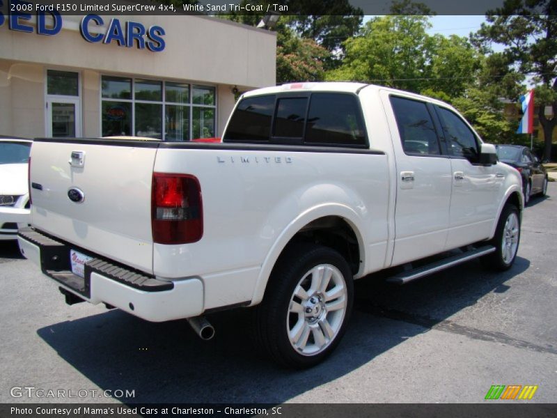White Sand Tri-Coat / Tan 2008 Ford F150 Limited SuperCrew 4x4