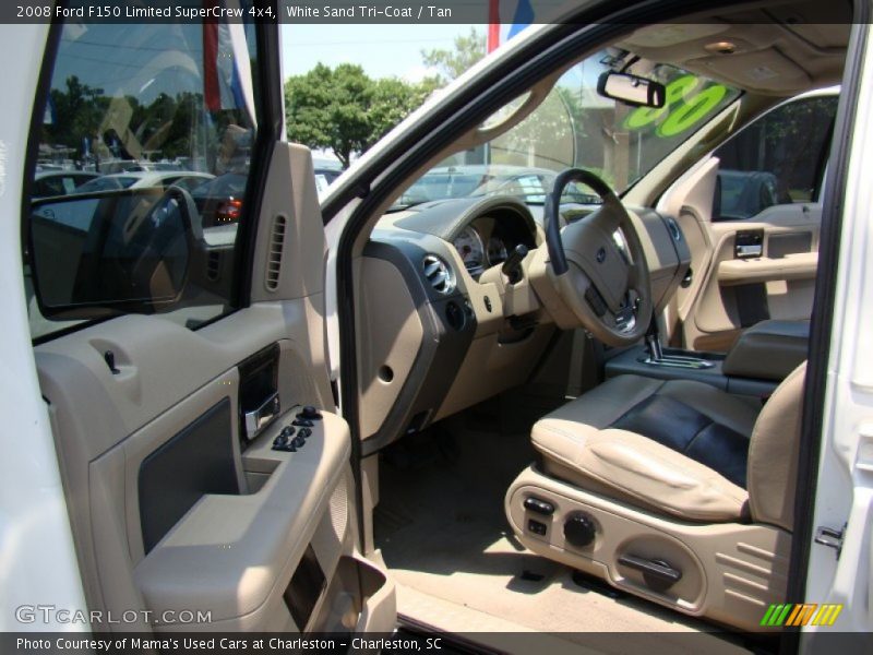 White Sand Tri-Coat / Tan 2008 Ford F150 Limited SuperCrew 4x4