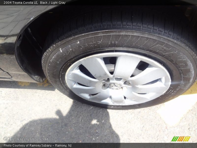 Black / Light Gray 2004 Toyota Corolla LE