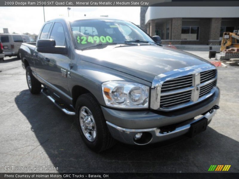 Mineral Gray Metallic / Medium Slate Gray 2009 Dodge Ram 2500 SXT Quad Cab