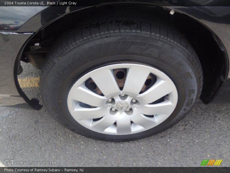 Black / Light Gray 2004 Toyota Corolla LE