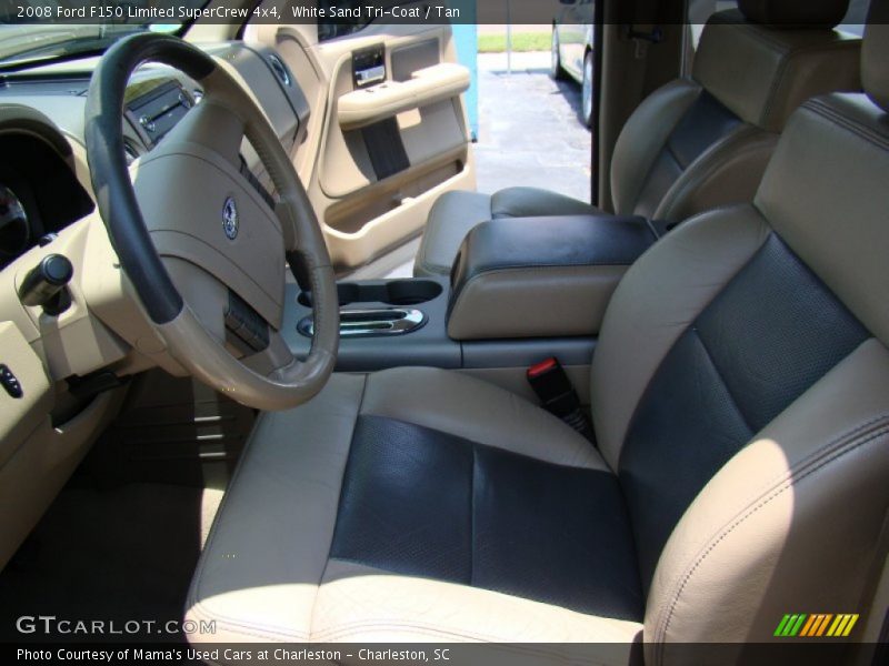 White Sand Tri-Coat / Tan 2008 Ford F150 Limited SuperCrew 4x4