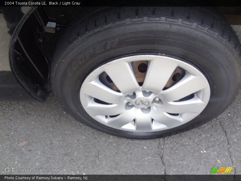 Black / Light Gray 2004 Toyota Corolla LE