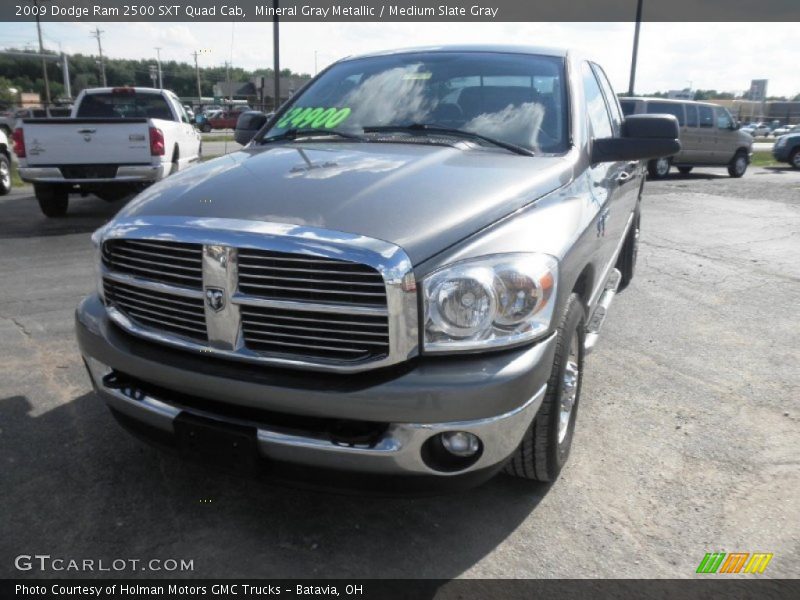 Mineral Gray Metallic / Medium Slate Gray 2009 Dodge Ram 2500 SXT Quad Cab
