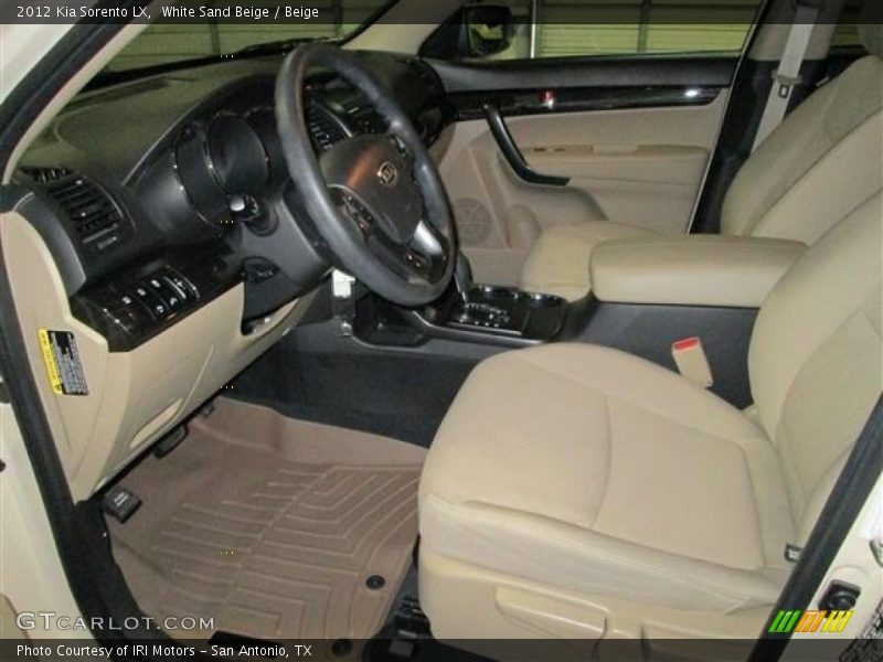 White Sand Beige / Beige 2012 Kia Sorento LX