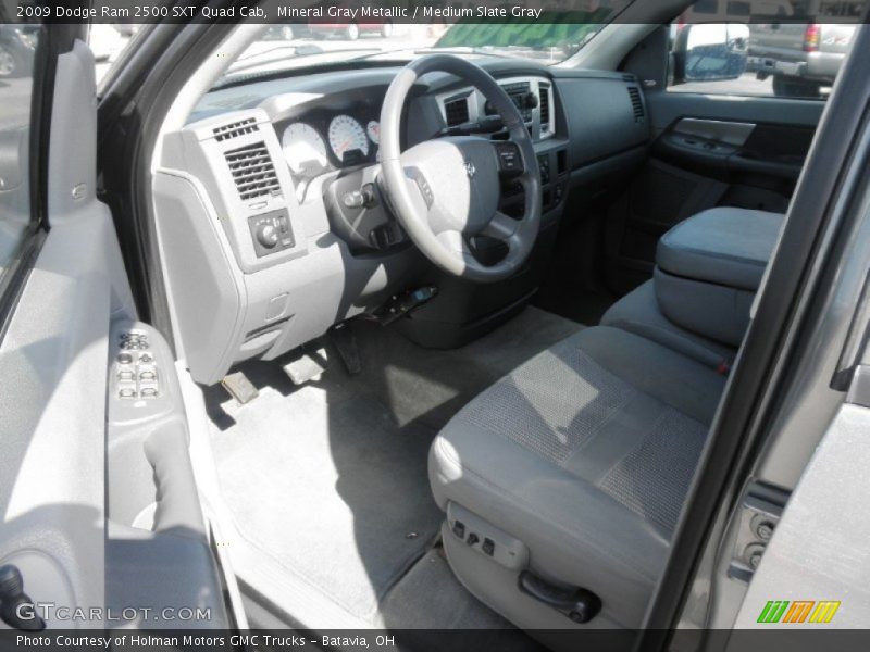 Medium Slate Gray Interior - 2009 Ram 2500 SXT Quad Cab 