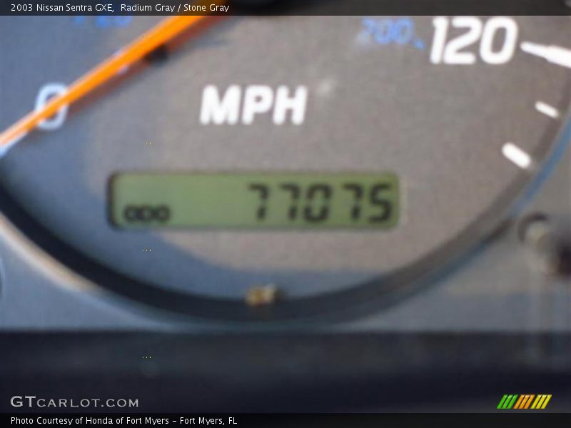 Radium Gray / Stone Gray 2003 Nissan Sentra GXE