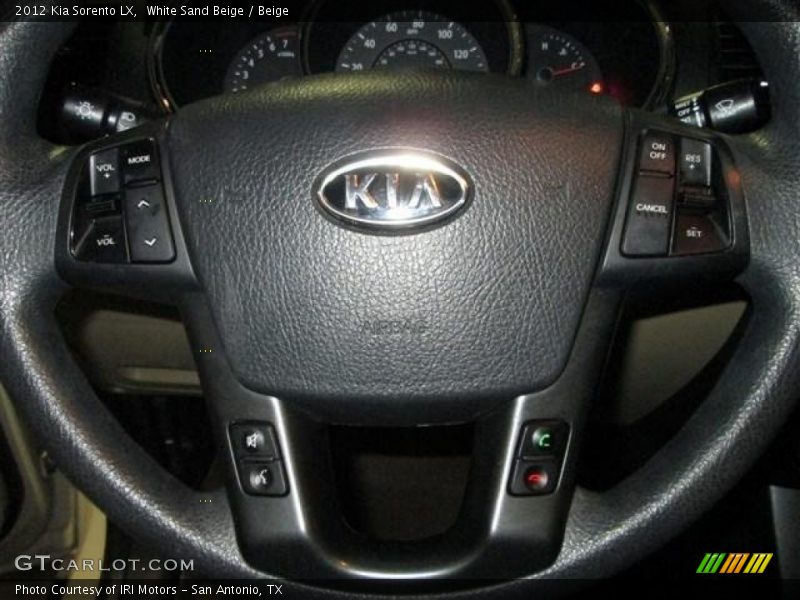 White Sand Beige / Beige 2012 Kia Sorento LX
