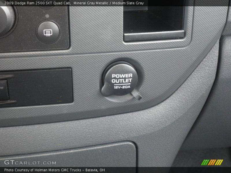 Mineral Gray Metallic / Medium Slate Gray 2009 Dodge Ram 2500 SXT Quad Cab