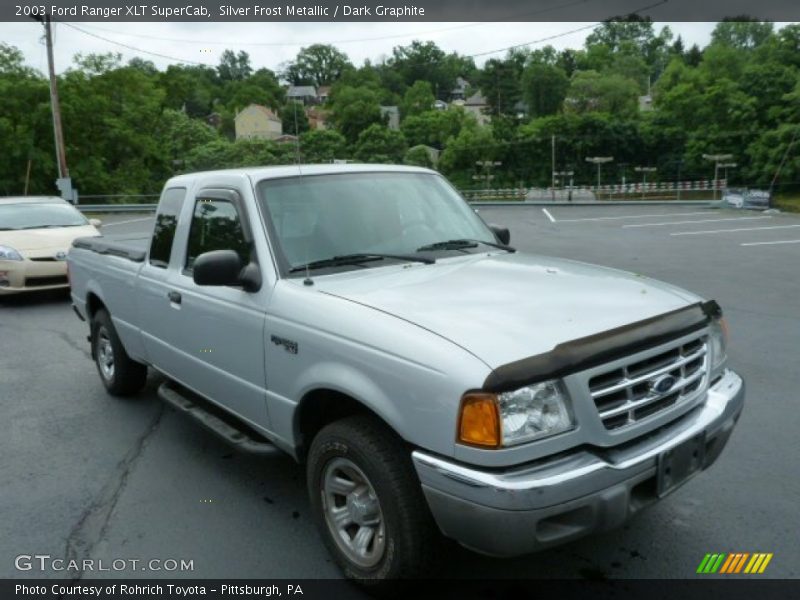 Silver Frost Metallic / Dark Graphite 2003 Ford Ranger XLT SuperCab