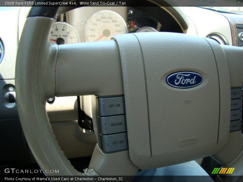 White Sand Tri-Coat / Tan 2008 Ford F150 Limited SuperCrew 4x4