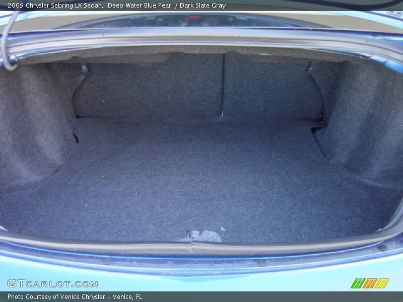 Deep Water Blue Pearl / Dark Slate Gray 2009 Chrysler Sebring LX Sedan