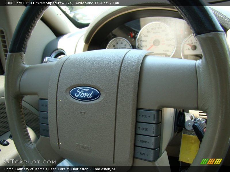 White Sand Tri-Coat / Tan 2008 Ford F150 Limited SuperCrew 4x4