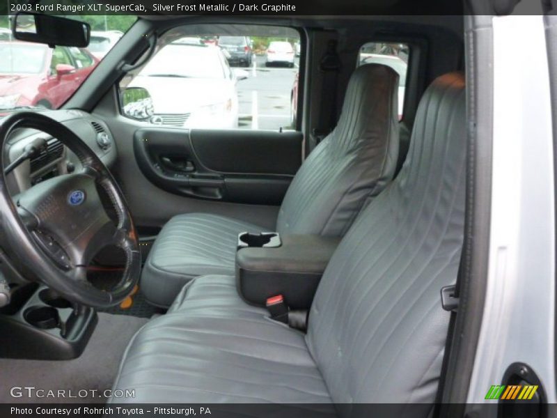 Silver Frost Metallic / Dark Graphite 2003 Ford Ranger XLT SuperCab