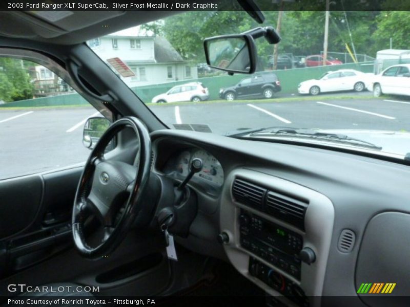 Silver Frost Metallic / Dark Graphite 2003 Ford Ranger XLT SuperCab