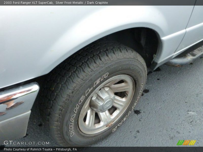 Silver Frost Metallic / Dark Graphite 2003 Ford Ranger XLT SuperCab