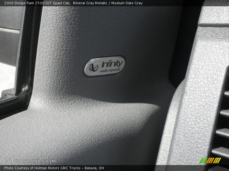 Mineral Gray Metallic / Medium Slate Gray 2009 Dodge Ram 2500 SXT Quad Cab