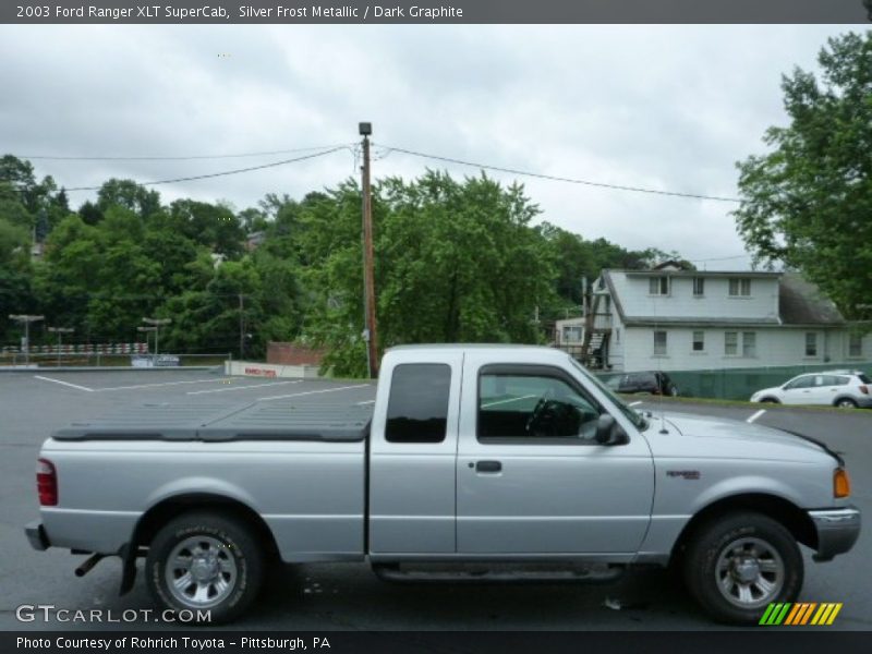 Silver Frost Metallic / Dark Graphite 2003 Ford Ranger XLT SuperCab
