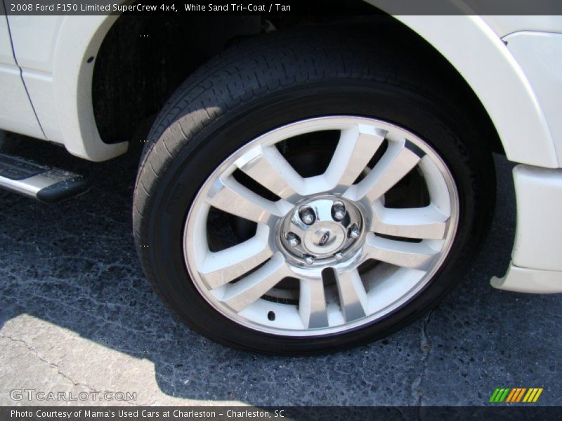 White Sand Tri-Coat / Tan 2008 Ford F150 Limited SuperCrew 4x4
