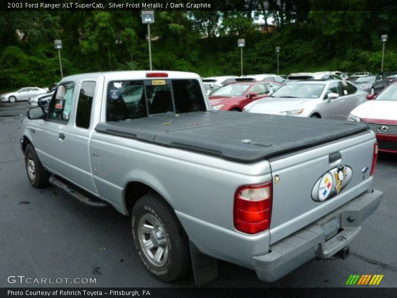 Silver Frost Metallic / Dark Graphite 2003 Ford Ranger XLT SuperCab