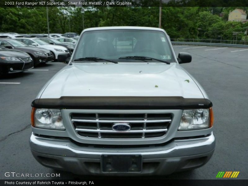 Silver Frost Metallic / Dark Graphite 2003 Ford Ranger XLT SuperCab