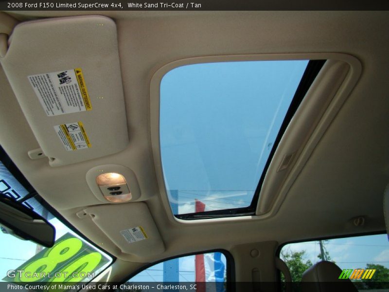 White Sand Tri-Coat / Tan 2008 Ford F150 Limited SuperCrew 4x4