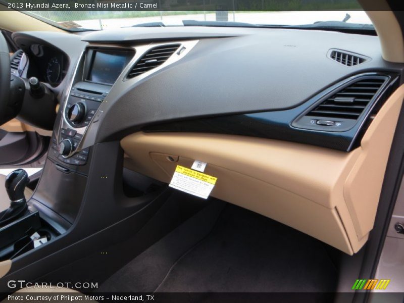 Bronze Mist Metallic / Camel 2013 Hyundai Azera
