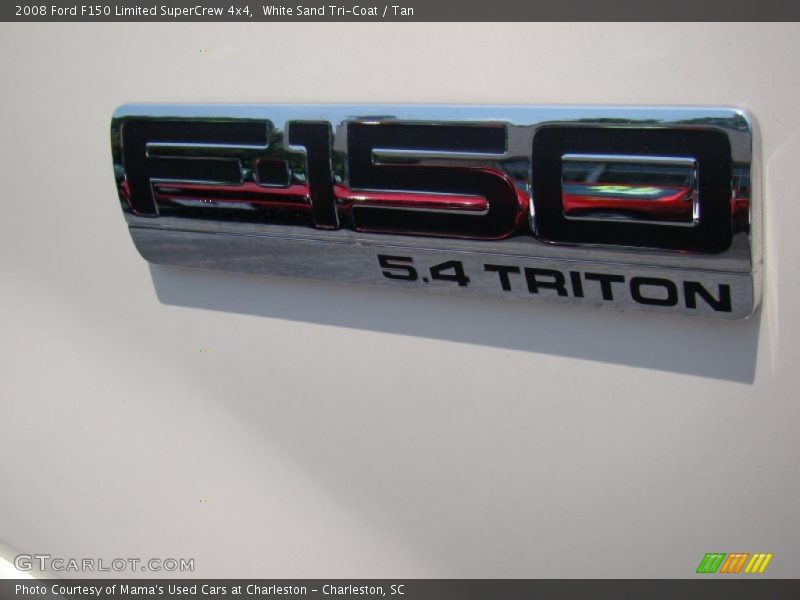 White Sand Tri-Coat / Tan 2008 Ford F150 Limited SuperCrew 4x4