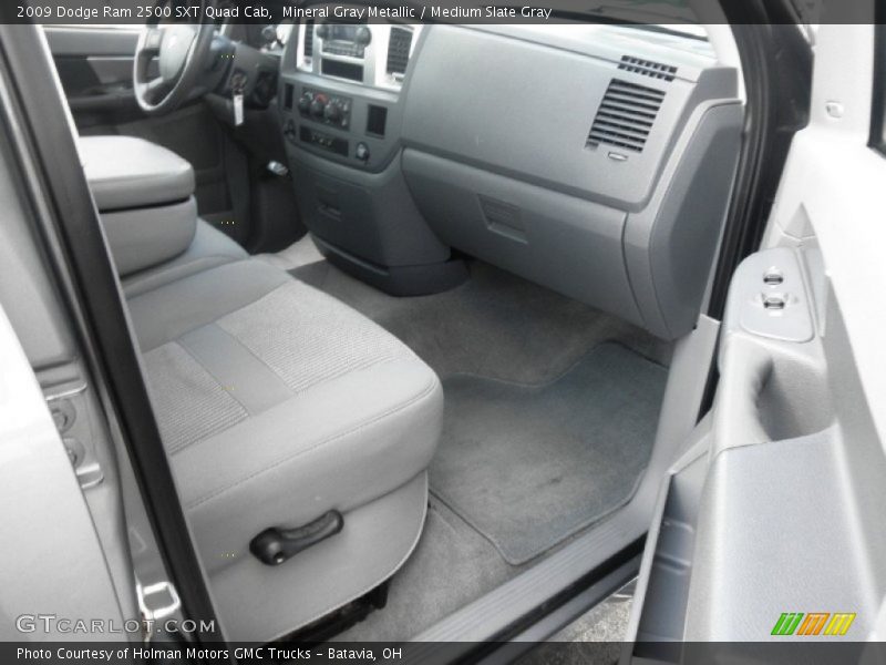 Mineral Gray Metallic / Medium Slate Gray 2009 Dodge Ram 2500 SXT Quad Cab
