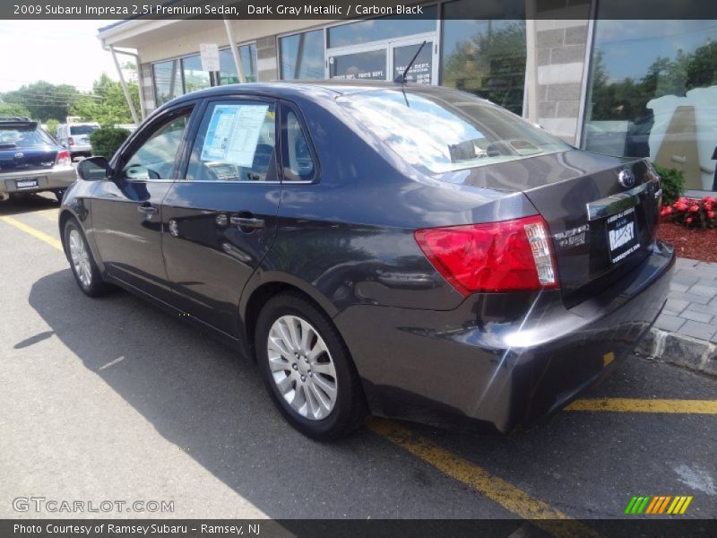 Dark Gray Metallic / Carbon Black 2009 Subaru Impreza 2.5i Premium Sedan