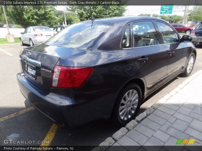 Dark Gray Metallic / Carbon Black 2009 Subaru Impreza 2.5i Premium Sedan