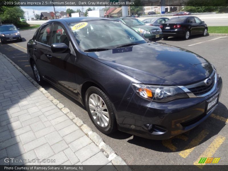 Dark Gray Metallic / Carbon Black 2009 Subaru Impreza 2.5i Premium Sedan