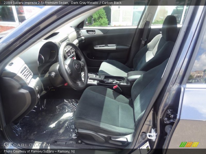 Dark Gray Metallic / Carbon Black 2009 Subaru Impreza 2.5i Premium Sedan