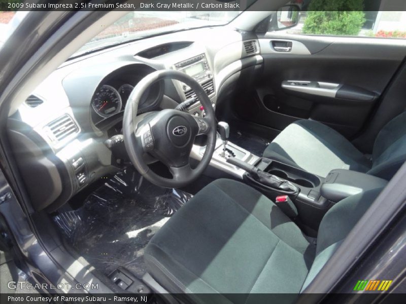 Dark Gray Metallic / Carbon Black 2009 Subaru Impreza 2.5i Premium Sedan