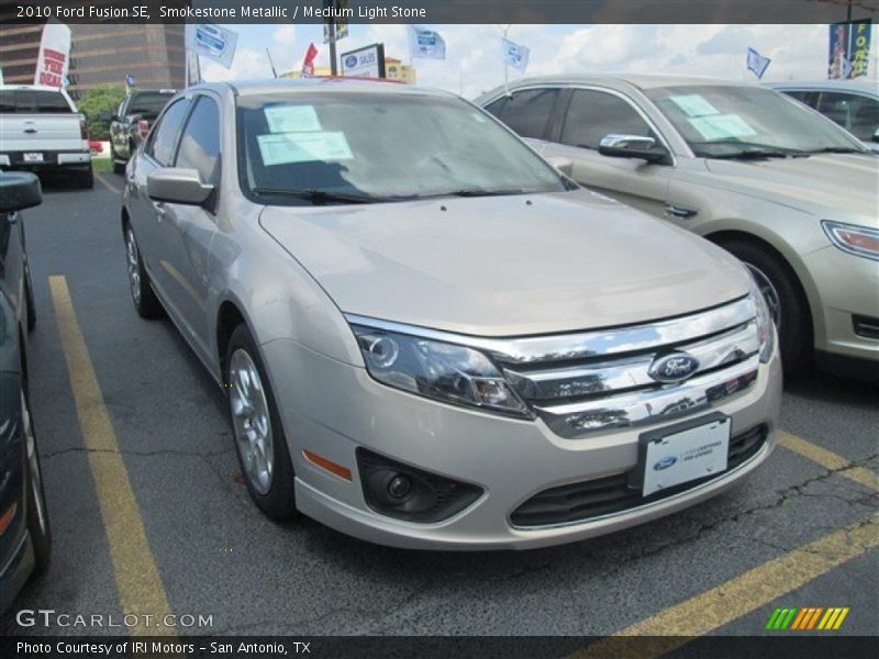 Smokestone Metallic / Medium Light Stone 2010 Ford Fusion SE