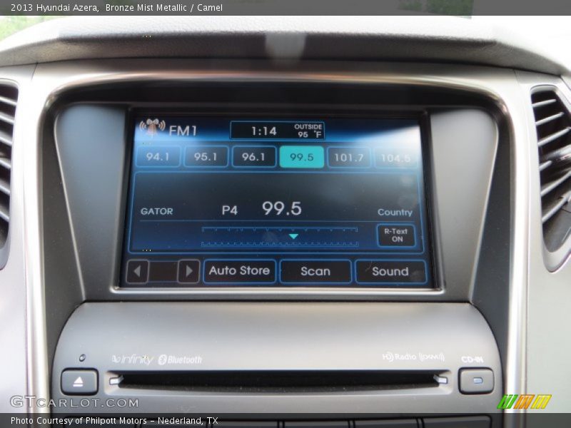 Bronze Mist Metallic / Camel 2013 Hyundai Azera