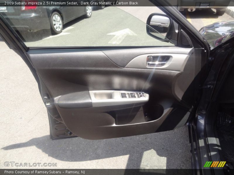 Dark Gray Metallic / Carbon Black 2009 Subaru Impreza 2.5i Premium Sedan