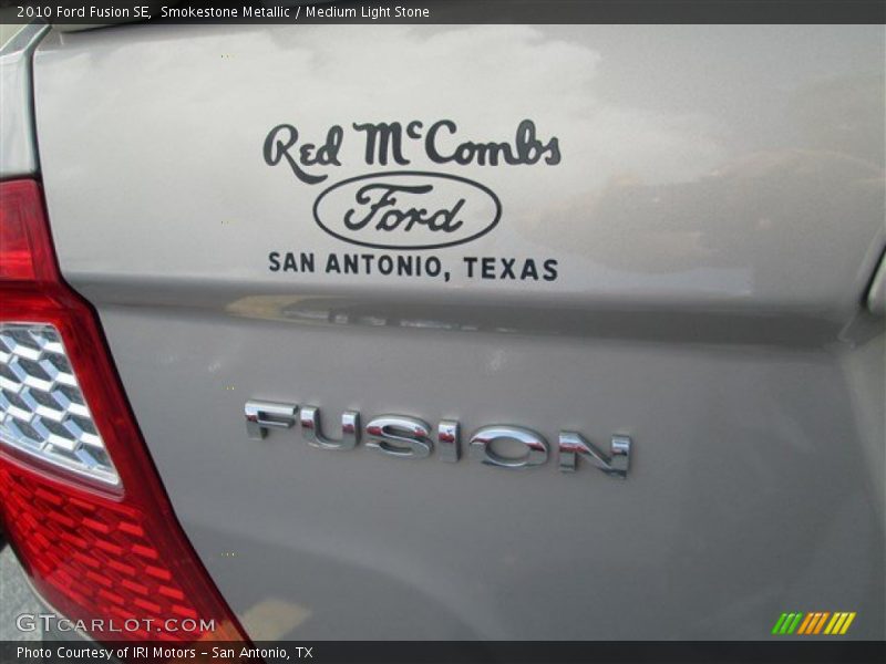 Smokestone Metallic / Medium Light Stone 2010 Ford Fusion SE