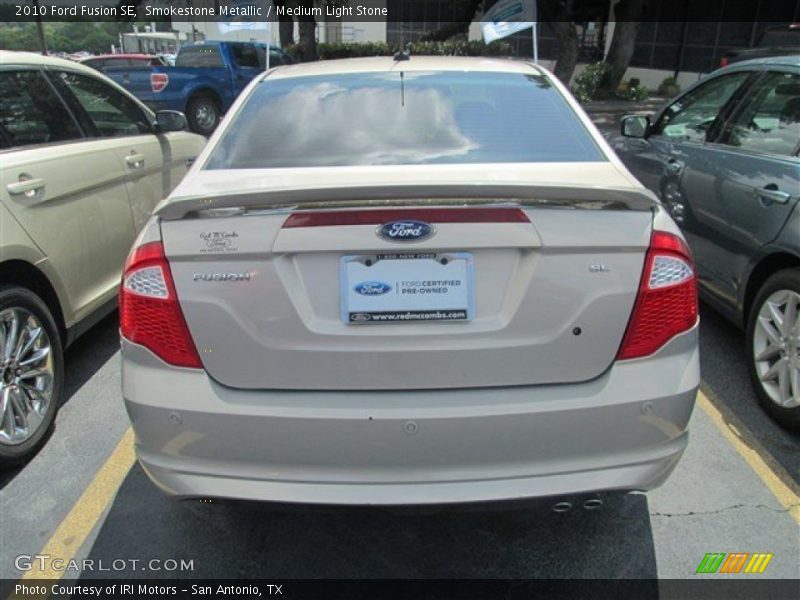 Smokestone Metallic / Medium Light Stone 2010 Ford Fusion SE