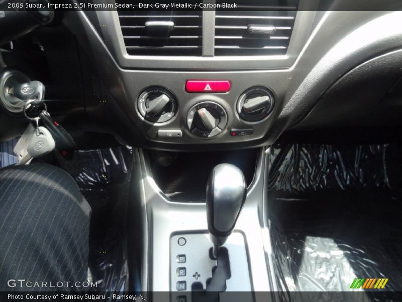 Dark Gray Metallic / Carbon Black 2009 Subaru Impreza 2.5i Premium Sedan