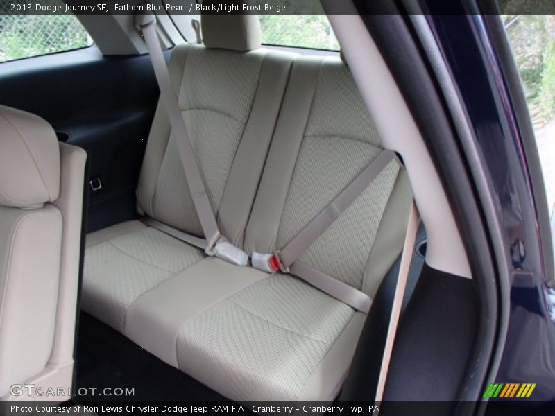 Fathom Blue Pearl / Black/Light Frost Beige 2013 Dodge Journey SE