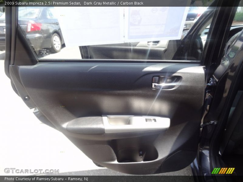 Dark Gray Metallic / Carbon Black 2009 Subaru Impreza 2.5i Premium Sedan