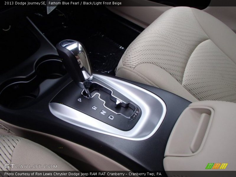 Fathom Blue Pearl / Black/Light Frost Beige 2013 Dodge Journey SE