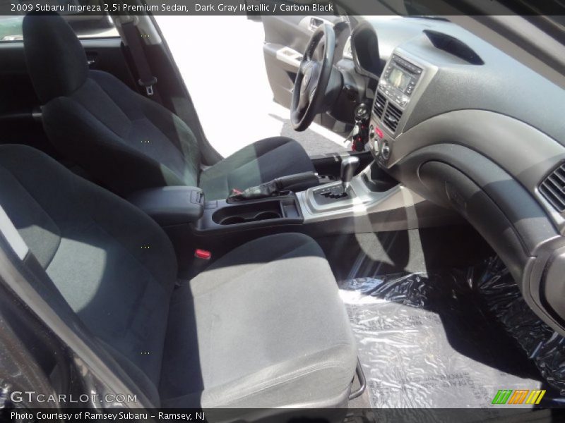 Dark Gray Metallic / Carbon Black 2009 Subaru Impreza 2.5i Premium Sedan