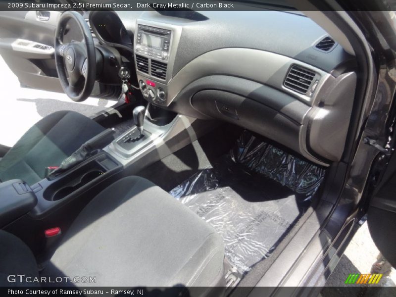 Dark Gray Metallic / Carbon Black 2009 Subaru Impreza 2.5i Premium Sedan