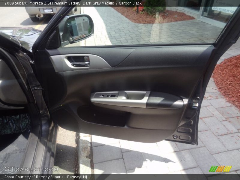 Dark Gray Metallic / Carbon Black 2009 Subaru Impreza 2.5i Premium Sedan