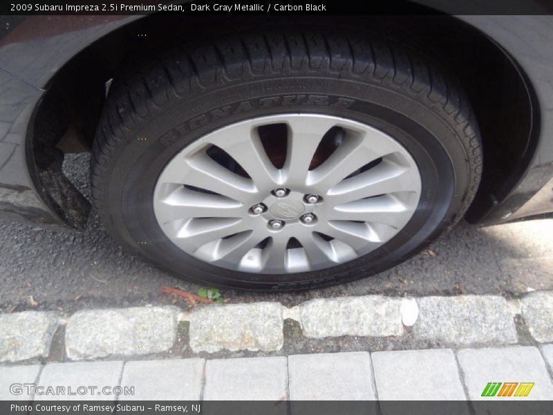 Dark Gray Metallic / Carbon Black 2009 Subaru Impreza 2.5i Premium Sedan