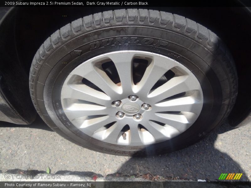Dark Gray Metallic / Carbon Black 2009 Subaru Impreza 2.5i Premium Sedan