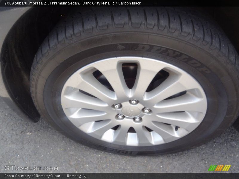 Dark Gray Metallic / Carbon Black 2009 Subaru Impreza 2.5i Premium Sedan