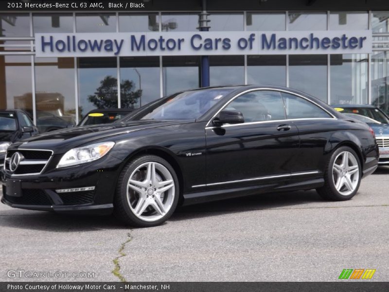 Black / Black 2012 Mercedes-Benz CL 63 AMG